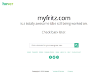 Tablet Screenshot of myfritz.com